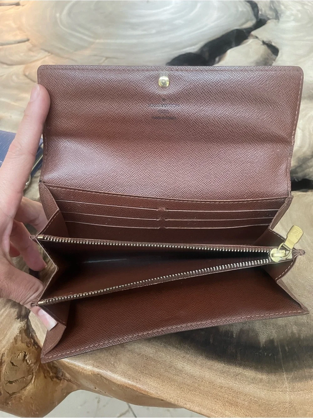 Louis Vuitton Sarah monogram long wallet